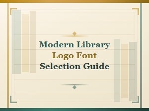 Navigating Modern Fonts for Your Library Logo